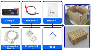 Pabrik baterai surya 51.2v Lithium Ion siklus dalam 48 Volt LiFePo4 paket baterai Lithium Ion 24V 48 V 100Ah 5kw 10kW baterai - Product Image 6