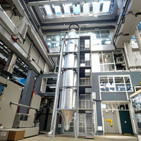 Granulateur de séchage à lit fluidisé vertical à haute efficacité Équipement de chauffage électrique avec moteur comme composant de base