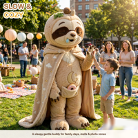 Costume de Mascotte Crème Pâle Personnalisé 2026 pour Adultes – Idéal Carnaval, Défilés, Fêtes et Événements – OEM ODM