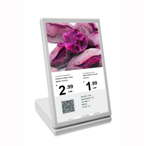 Étiquette de prix électronique de 10,1 pouces, pliable, alimentée par batterie, écran unique <span class=keywords><strong>vertical</strong></span>, <span class=keywords><strong>double</strong></span> écran <span class=keywords><strong>vertical</strong></span> - Product Image 2