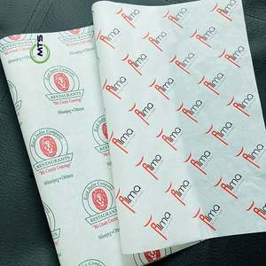 Papel de Hornear Antigrasa de Grado Alimenticio con Logotipo Personalizado, Papel Reutilizable para Envolver Sándwiches, Hamburguesas y Pan - Product Image 3