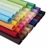 Carton épais recyclable Sentao A5 250g, format 1K, couleurs vert, bleu, gris, Morandi, pour la maternelle, mini-carton coloré