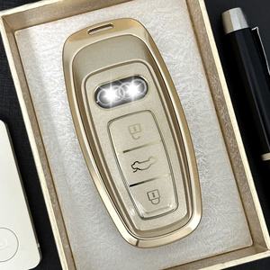 Porte-clés de voiture en métal et TPU pour <span class=keywords><strong>Audi</strong></span> A1 A3 A4 Allroad A5 A6 Q3 <span class=keywords><strong>Q5</strong></span> Q7 R8 RS RS7 S3 S4 S7 SQ5 TT accessoires de couverture de porte-clés de voiture - Product Image 5