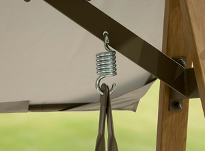 Mobilier d'extérieur, balançoire de <span class=keywords><strong>jardin</strong></span>, chaise de causeuse <span class=keywords><strong>suspendue</strong></span> en métal, chaise <span class=keywords><strong>suspendue</strong></span> pour patio, peinture par transfert de chaleur - Product Image 6