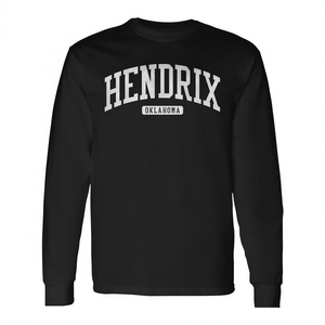 T-shirt a maniche lunghe stile college Hendrix Oklahoma - Product Image 2