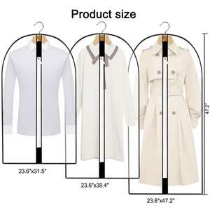Customizable Travel Garment Bag Zipper Suit & Dress Cover Foldable Wrinkle-Free Clothing Organizer Personalized Suit Storage - Product Image 2