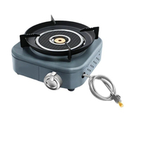 Réchaud au butane portable avec pression stable et chaleur infrarouge élevée - Cuisinière à gaz compacte pour le camping en plein air et l'utilisation à domicile