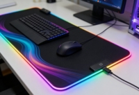 Tapis de souris RGB de haute qualité Tigerwings, tapis de souris E Certificate personnalisé, taille XXL, tapis de souris de jeu LED RGB