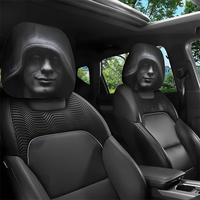 Housse de repose-tête de voiture à motif Halloween, étiquette OEM personnalisée, livraison directe, best-seller