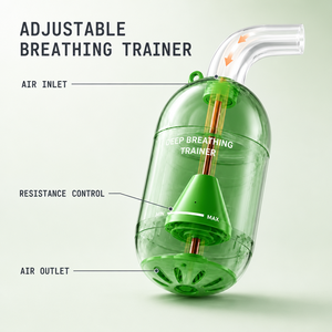 YX Custom Logo Breath Training Device | <b>ABS</b> Lung Exerciser for Sports Performance | Wholesale Respiratory <b>Trainer</b> - Product Image 2