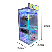Neofuns Claw N Spin 25 Distributeur de cadeaux à pinces pour machine à grue de jeu à monnayeur en fer Anglais Espagnol