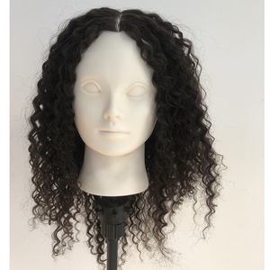 Tête <span class=keywords><strong>de</strong></span> mannequin d'entraînement pour femmes, style bouclé et lisse, <span class=keywords><strong>cheveux</strong></span> humains naturels pour la <span class=keywords><strong>coupe</strong></span> <span class=keywords><strong>de</strong></span> <span class=keywords><strong>cheveux</strong></span>, le tressage et le coiffage - Product Image 4