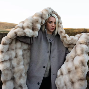 Роскошное Двухслойное мягкое утяжеленное одеяло из искусственного меха кролика искусственные одеяла для зимы - Product Image 1