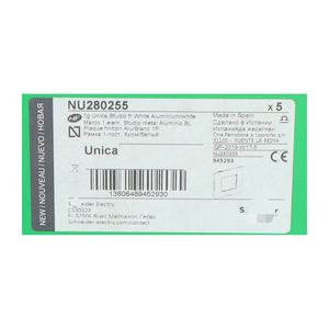 Marco de cubierta eléctrico NU280255 NUEVO NFP (5 uds) - Product Image 2