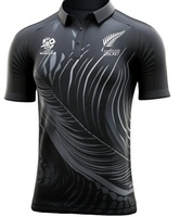 Camiseta de Cricket ODI de las Indias Occidentales OEM ODM, Camiseta de la Copa Mundial T20, Camiseta de Cricket Personalizada, Camiseta de Cricket Sublimada para Hombre