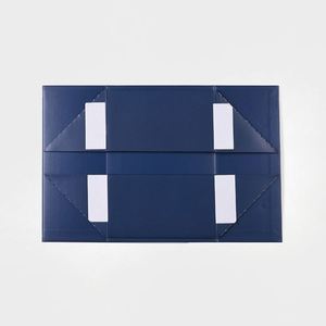 Boîtes cadeaux en carton personnalisées de luxe robustes bleu marine pour fêtes et festivals - Product Image 4