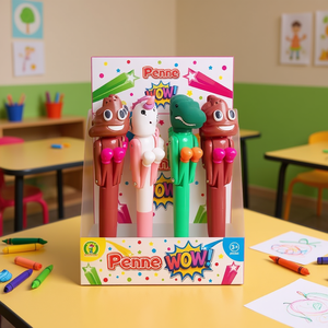 ปากกาเพนน์ ว้าว พันช์ แพ็ค 4 ด้าม ของเล่นเขียนสีสันสดใสสำหรับเด็กอายุ 3 ปีขึ้นไป - Product Image 3
