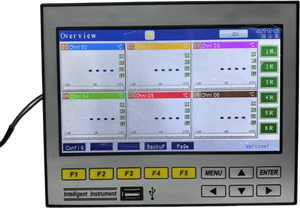 다중 채널 데이터 로거 컬러 페이퍼리스 레코더 디스플레이 RS485 맞춤형 OEM 멀티 포인트 차트 레코더 - Product Image 5