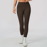 CIYING Leggings de yoga taille haute pour femme, effet push-up, extensibles, brossés, longueur intégrale, pour entraînement et fitness