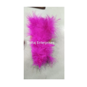 Pluma Teñida Larga de 3.6 Pulgadas para Confección de Vestidos, Proyectos de Arte Creativo, Accesorios de Moda y Decoración de Eventos - Product Image 1