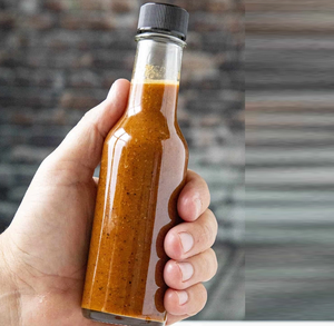 Taller Clear Small Beverage Canning Woozy Bottles Tomate Ketchup Bouteilles <span class=keywords><strong>en</strong></span> <span class=keywords><strong>verre</strong></span> Porte-bouchon à vis Couvercle <span class=keywords><strong>Sauce</strong></span> piquante 75ml 150ml 250ml - Product Image 3