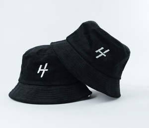 Cappelli a Secchiello YKH Invernali con Logo, Design Semplice in Velluto a Coste, Unisex per Donna - Product Image 2