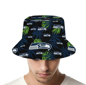 Customized 32 Teams Seattle Seahawks Bucket Hat Casual Fisherman Hat