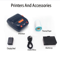 Label Termal Genggam Portabel 4X6 3 Inci, Printer Mini Imrorass, Penerimaan Kode Batang Ponsel Nirkabel Portabel 80Mm