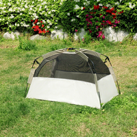 Tente pour animaux de compagnie pliable, légère, portable, en maille Oxford monocouche, renforcée de fibre de verre, imperméable, pour le camping