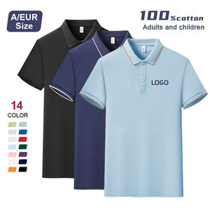 Polo brodé personnalisé en coton 100 % pour adultes et enfants, uniforme de <span class=keywords><strong>golf</strong></span>, t-shirt polo professionnel pour hommes - Product Image 1