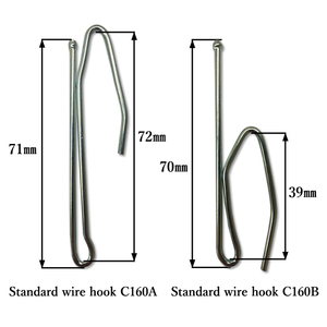 Tiêu chuẩn nhựa tường trang trí Phụ kiện dây móc cho rèm tắm cho rèm cực bài hát & phụ kiện - Product Image 3