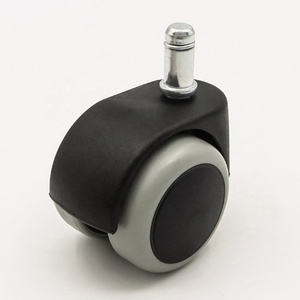 Moderne 50mm Kunststoff-Stuhlrollen mit Bremse Bürostuhl-Lenkrollen mit Feststellbremse für Schul- und Krankenhausanwendungen - Product Image 1