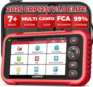 Nouvel analyseur de voiture OBD2 LAUNCH CRP123I V3.0 avec écran tactile de 5 pouces, 7 services de réinitialisation, outils de diagnostic avec mise à jour gratuite à vie - Product Image 1