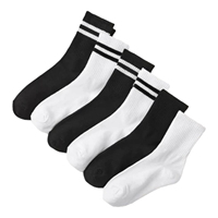 Usine de fabrication de chaussettes, chaussettes de sport rayées en coton personnalisées de haute qualité avec logo
