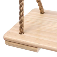Balançoire en bois pour enfants, intérieur/extérieur, balcon, chambre, maison d'hôtes, cour, aire de jeux, jardin, balançoire suspendue en bois