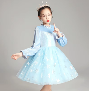 Vestido de <span class=keywords><strong>Primera</strong></span> Comunión Formal <span class=keywords><strong>para</strong></span> Niñas DeepMind, Cuello Redondo, Terciopelo, Satén, Bordado, Encaje, Disponible en Varios Colores, Tallas S-XL <span class=keywords><strong>para</strong></span> Edades de 12 Años - Product Image 3