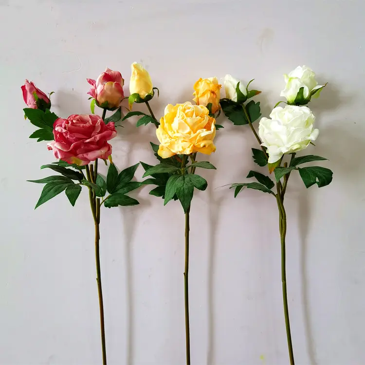 Artificial Rose Bouquet Wedding Flower For Wedding Event Party Decoration Table Centerpiece