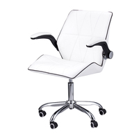 Chaise de salon de coiffure de haute qualité avec accoudoirs en cuir synthétique, design moderne pour salon de beauté, salon et usage scolaire TS-3239B