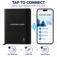 Carnet NFC A5 personnalisé avec logo, ouverture par tapotement pour ouvrir le site de l'entreprise, guide de formation, journal d'affaires pour événements d'entreprise