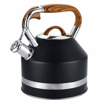 3.5 litres yourte forme alliage de zinc et nylon poignée à ouverture automatique cuisinière à induction et cuisinière à gaz utiliser une bouilloire sifflante en acier inoxydable