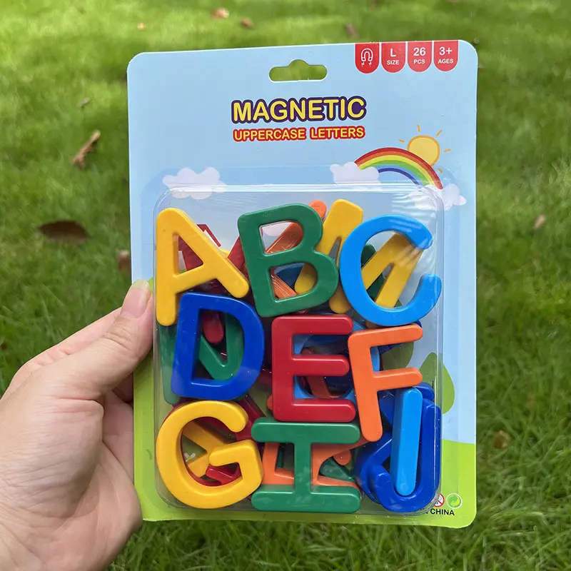 26 Letters of the Alphabet Number Magnetic Teaching Aids Magnetic Stickers Case Puzzle Refrigerator Stickers