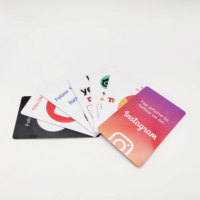 Precio de fábrica personalizado PVC NFC sin contacto Impresión Logo Código QR Tarjeta DE REVISIÓN DE Google