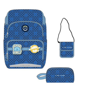 Lightweight Ergonomic Design Ltralight Backpack With Pencil Case And <b>Id</b> Badge <b>Holder</b> - Product Image 1