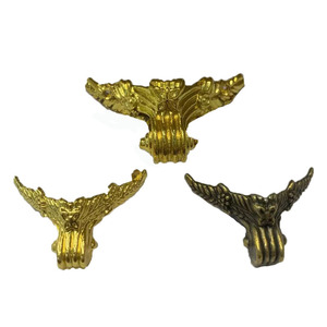 Mingmao Hardware Zinc Alloy <b>Corner</b> <b>Protectors</b> 39mmx28mm Antique Decorative Base For Wooden Box Crystal Ashtray - Product Image 2