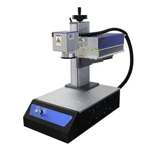 Profil en aluminium lettre de canal de rayons X imprimante 3d mini laser à fibre de marquage 3w 5w