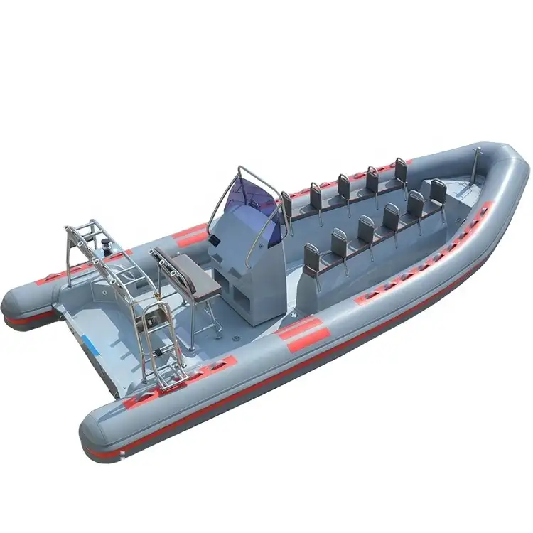 2021 en çok satan alüminyum PVC hipalon orca kauçuk bot şişme bot 780 motor kaburga tekne