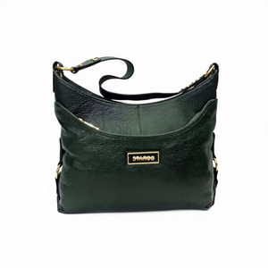 Bolso de Mano Rojo de Cuero Genuino, Suave, Duradero, Impermeable, Portátil, de Gran Capacidad, Ecológico, con Cierre de Cremallera y Correa Cruzada - Product Image 2