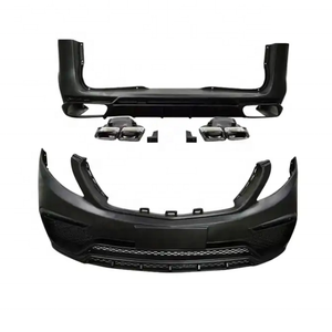 Nuevo Ensamble de Parachoques Delantero/Trasero de Alta Calidad en Plástico ABS Color Negro Carbón para V Class V260, 100% Compatible - Product Image 2