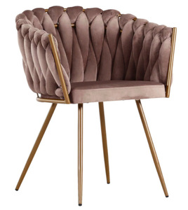 Chaises de restaurant rentables Chaises de salle à manger en tissu doux au toucher <span class=keywords><strong>Chaise</strong></span> de salle à manger confortable - Product Image 6