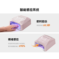 Lámpara de Curado de Uñas LED de Alta Potencia JIMDOA, Secado Rápido, Inicio Automático con Sensor, Lámpara Profesional para Salón de Uñas YH-601PRO